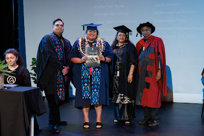 Photo from Ceremony 2 of the TWoA Tāmaki Makaurau 2025 Graduations (March 2025) held at the Mangere Arts Centre in Auckland, New Zealand on Wednesday, 12 March, 2025. Photo by Mike Walen / KeyImagery Photography. Copyright: © 2025 Te Wānanga o Aotearoa.
