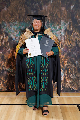 Studio photo from the TWoA Tainui 2023 Graduations (Ceremony 3 - Thursday Morning), held at Hamilton Boys High School, Hamilton, Waikato, New Zealand on Thursday, 20 April, 2023. Photo: Mike Walen / KeyImagery Photography. Copyright: © Te Wānanga o Aotearoa.