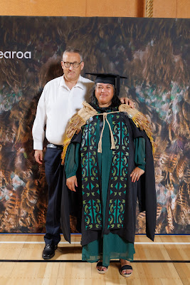 Studio photo from the TWoA Tainui 2023 Graduations (Ceremony 3 - Thursday Morning), held at Hamilton Boys High School, Hamilton, Waikato, New Zealand on Thursday, 20 April, 2023. Photo: Mike Walen / KeyImagery Photography. Copyright: © Te Wānanga o Aotearoa.