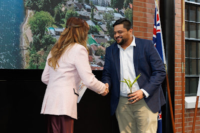 Photo from the HCC NZ Citizenship Ceremony 2 (Afternoon) held at The Atrium, Wintec/Te Pukenga, Hamilton, Waikato, New Zealand at 3:30pm on Monday, 12 August, 2024. Photo: Mike Walen / KeyImagery Photography. Copyright: © Hamilton City Council.