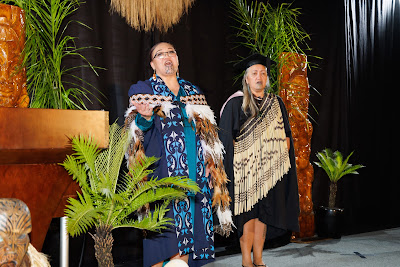 Ceremony photo from the TWoA Tainui 2023 Graduations (Ceremony 3 - Thursday Morning), held at Hamilton Boys High School, Hamilton, Waikato, New Zealand on Thursday, 20 April, 2023. Photo: Mike Walen / KeyImagery Photography. Copyright: © Te Wānanga o Aotearoa.