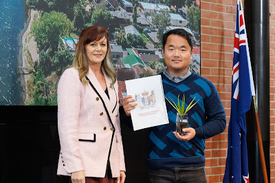 Photo from the HCC NZ Citizenship Ceremony 2 (Afternoon) held at The Atrium, Wintec/Te Pukenga, Hamilton, Waikato, New Zealand at 3:30pm on Monday, 12 August, 2024. Photo: Mike Walen / KeyImagery Photography. Copyright: © Hamilton City Council.
