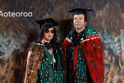 Studio photo from the TWoA Tainui 2023 Graduations (Ceremony 3 - Thursday Morning), held at Hamilton Boys High School, Hamilton, Waikato, New Zealand on Thursday, 20 April, 2023. Photo: Mike Walen / KeyImagery Photography. Copyright: © Te Wānanga o Aotearoa.