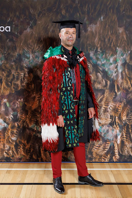 Studio photo from the TWoA Tainui 2023 Graduations (Ceremony 3 - Thursday Morning), held at Hamilton Boys High School, Hamilton, Waikato, New Zealand on Thursday, 20 April, 2023. Photo: Mike Walen / KeyImagery Photography. Copyright: © Te Wānanga o Aotearoa.