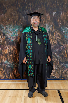 Studio photo from the TWoA Tainui 2023 Graduations (Ceremony 3 - Thursday Morning), held at Hamilton Boys High School, Hamilton, Waikato, New Zealand on Thursday, 20 April, 2023. Photo: Mike Walen / KeyImagery Photography. Copyright: © Te Wānanga o Aotearoa.