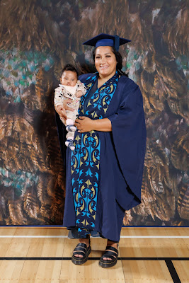 Studio photo from the TWoA Tainui 2023 Graduations (Ceremony 3 - Thursday Morning), held at Hamilton Boys High School, Hamilton, Waikato, New Zealand on Thursday, 20 April, 2023. Photo: Mike Walen / KeyImagery Photography. Copyright: © Te Wānanga o Aotearoa.
