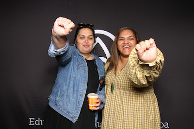 Photo from the TWoA Tāmaki Makaurau 2023 Graduations (Ceremony 6 @ 8pm), held at the Due Drop Events Centre, Manukau, Auckland, New Zealand on Thursday, 8 June, 2023. Photo: InstaBooth by KeyImagery Photography. Copyright: © Te Wānanga o Aotearoa.