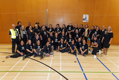 Studio photo from the TWoA Tainui 2023 Graduations (Ceremony 3 - Thursday Morning), held at Hamilton Boys High School, Hamilton, Waikato, New Zealand on Thursday, 20 April, 2023. Photo: Mike Walen / KeyImagery Photography. Copyright: © Te Wānanga o Aotearoa.