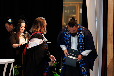 Photo from the TWoA Tāmaki Makaurau 2023 Graduations (Ceremony 1 @ 10am), held at the Due Drop Events Centre, Manukau, Auckland, New Zealand on Wednesday, 7 June, 2023. Photo: Mike Walen / KeyImagery Photography. Copyright: © Te Wānanga o Aotearoa.
