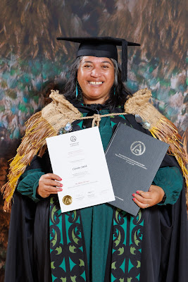 Studio photo from the TWoA Tainui 2023 Graduations (Ceremony 3 - Thursday Morning), held at Hamilton Boys High School, Hamilton, Waikato, New Zealand on Thursday, 20 April, 2023. Photo: Mike Walen / KeyImagery Photography. Copyright: © Te Wānanga o Aotearoa.