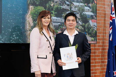 Photo from the HCC NZ Citizenship Ceremony 2 (Afternoon) held at The Atrium, Wintec/Te Pukenga, Hamilton, Waikato, New Zealand at 3:30pm on Monday, 12 August, 2024. Photo: Mike Walen / KeyImagery Photography. Copyright: © Hamilton City Council.