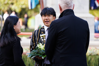 Photo from the Anzac Day 2025 Civic Service held at Memorial Park in Hamilton, Waikato, New Zealand on Friday, 25 April, 2025. Photography by Mike Walen / KeyImagery Photography. Copyright: © 2025 Hamilton City Council.