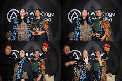 Booth photo from the TWoA Te Tai Tokerau (Kaitaia) 2025 Graduation held at Te Kura Kaupapa Maori o Pukemiro in Kaitaia, Northland, New Zealand on Monday, 14 April, 2025. Photo by InstaBooth / KeyImagery Photography. Copyright: © 2025 Te Wānanga o Aotearoa.