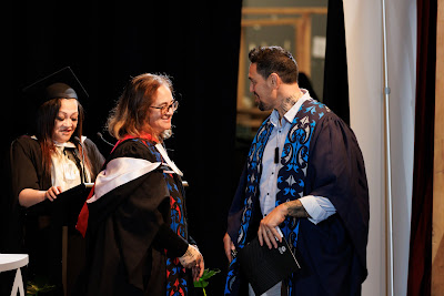 Photo from the TWoA Tāmaki Makaurau 2023 Graduations (Ceremony 1 @ 10am), held at the Due Drop Events Centre, Manukau, Auckland, New Zealand on Wednesday, 7 June, 2023. Photo: Mike Walen / KeyImagery Photography. Copyright: © Te Wānanga o Aotearoa.