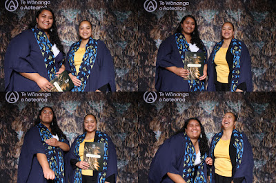 Booth photo from the TWoA Tainui 2021 Graduations (Thursday Afternoon - Ceremony 2), held at Elim Church, Te Rapa, Hamilton, New Zealand. Taken: Thursday 22 April 2021. Photo: InstaBooth / KeyImagery Photography. Copyright: © Te Wānanga o Aotearoa.