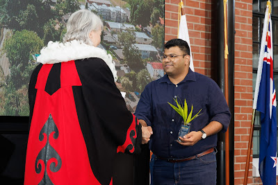 Photo from the HCC NZ Citizenship Ceremony 2 (Afternoon) held at The Atrium, Wintec/Te Pukenga, Hamilton, Waikato, New Zealand at 3:30pm on Monday, 11 March, 2024. Photo: Mike Walen / KeyImagery Photography. Copyright: © Hamilton City Council.
