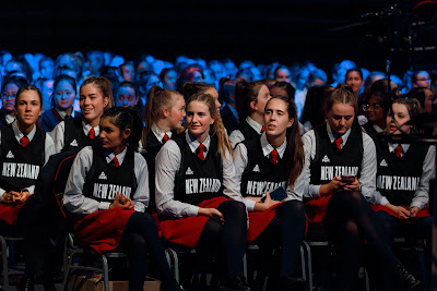 Photo from Waikato Diocesan House Singing 2021, held at Claudelands Event Centre, Hamilton, New Zealand, on Friday 2 July 2021.  Photo: Mike Walen / KeyImagery Photography. Copyright: © Waikato Diocesan School for Girls.