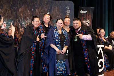 Photo from the TWoA Tāmaki Makaurau 2023 Graduations (Ceremony 6 @ 8pm), held at the Due Drop Events Centre, Manukau, Auckland, New Zealand on Thursday, 8 June, 2023. Photo: Mike Walen / KeyImagery Photography. Copyright: © Te Wānanga o Aotearoa.
