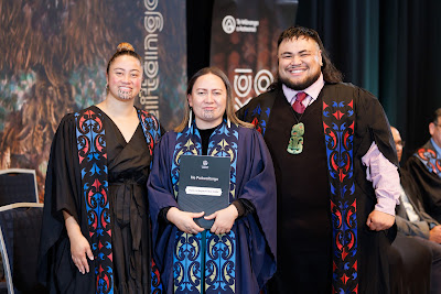 Photo from the TWoA Tāmaki Makaurau 2023 Graduations (Ceremony 6 @ 8pm), held at the Due Drop Events Centre, Manukau, Auckland, New Zealand on Thursday, 8 June, 2023. Photo: Mike Walen / KeyImagery Photography. Copyright: © Te Wānanga o Aotearoa.