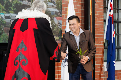 Photo from the HCC NZ Citizenship Ceremony 2 (Afternoon) held at The Atrium, Wintec/Te Pukenga, Hamilton, Waikato, New Zealand at 3:30pm on Monday, 11 March, 2024. Photo: Mike Walen / KeyImagery Photography. Copyright: © Hamilton City Council.