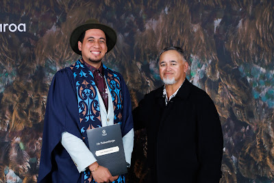 Photo from the TWoA Tāmaki Makaurau 2023 Graduations (Ceremony 6 @ 8pm), held at the Due Drop Events Centre, Manukau, Auckland, New Zealand on Thursday, 8 June, 2023. Photo: Mike Walen / KeyImagery Photography. Copyright: © Te Wānanga o Aotearoa.