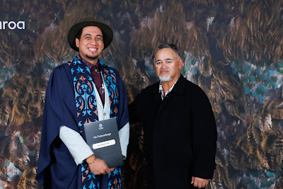 Photo from the TWoA Tāmaki Makaurau 2023 Graduations (Ceremony 6 @ 8pm), held at the Due Drop Events Centre, Manukau, Auckland, New Zealand on Thursday, 8 June, 2023. Photo: Mike Walen / KeyImagery Photography. Copyright: © Te Wānanga o Aotearoa.