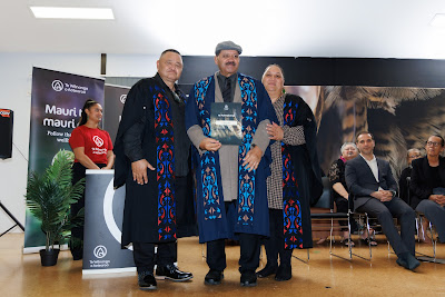 Photo from the TWoA Te Tai Tokerau (Kaitaia) 2025 Graduation held at Te Kura Kaupapa Maori o Pukemiro in Kaitaia, Northland, New Zealand on Monday, 14 April, 2025. Photo by Mike Walen / KeyImagery Photography. Copyright: © 2025 Te Wānanga o Aotearoa.