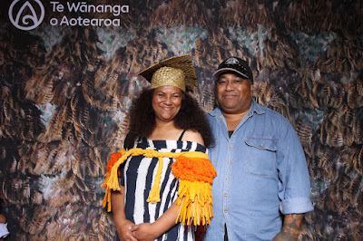 Booth photo from the TWoA Tainui 2021 Graduations (Thursday Morning - Ceremony 1), held at Elim Church, Te Rapa, Hamilton, New Zealand. Taken: Thursday 22 April 2021. Photo: InstaBooth / KeyImagery Photography. Copyright: © Te Wānanga o Aotearoa.