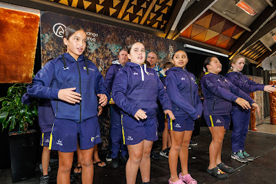 Photo from the TWoA Waiariki 2023 Graduations (Waiwhero), held at Te Puia, Rotorua, Bay of Plenty, New Zealand on Friday, 12 May, 2023. Photo: Mike Walen / KeyImagery Photography. Copyright: © Te Wānanga o Aotearoa.