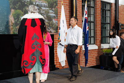 Photo from the HCC NZ Citizenship Ceremony 2 (Afternoon) held at The Atrium, Wintec/Te Pukenga, Hamilton, Waikato, New Zealand at 3:30pm on Monday, 11 March, 2024. Photo: Mike Walen / KeyImagery Photography. Copyright: © Hamilton City Council.