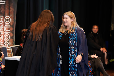 Photo from the TWoA Tāmaki Makaurau 2023 Graduations (Ceremony 5 @ 3pm), held at the Due Drop Events Centre, Manukau, Auckland, New Zealand on Thursday, 8 June, 2023. Photo: Mike Walen / KeyImagery Photography. Copyright: © Te Wānanga o Aotearoa.