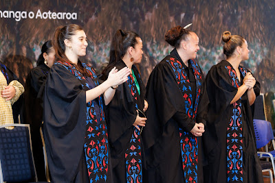 Photo from the TWoA Tāmaki Makaurau 2023 Graduations (Ceremony 6 @ 8pm), held at the Due Drop Events Centre, Manukau, Auckland, New Zealand on Thursday, 8 June, 2023. Photo: Mike Walen / KeyImagery Photography. Copyright: © Te Wānanga o Aotearoa.