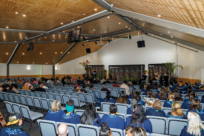 Photo from the TWoA Waiariki 2023 Graduations (Whakatāne), held at the Baptist Church, WHakatāne, Bay of Plenty, New Zealand on Wednesday, 17 May, 2023. Photo: Mike Walen / KeyImagery Photography. Copyright: © Te Wānanga o Aotearoa.