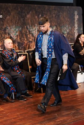 Photo from the TWoA Tāmaki Makaurau 2023 Graduations (Ceremony 3 @ 8pm), held at the Due Drop Events Centre, Manukau, Auckland, New Zealand on Wednesday, 7 June, 2023. Photo: Mike Walen / KeyImagery Photography. Copyright: © Te Wānanga o Aotearoa.