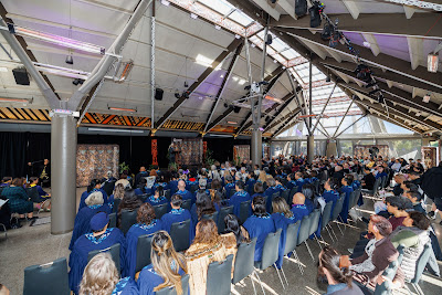 Photo from the TWoA Waiariki 2023 Graduations (Waiwhero), held at Te Puia, Rotorua, Bay of Plenty, New Zealand on Friday, 12 May, 2023. Photo: Mike Walen / KeyImagery Photography. Copyright: © Te Wānanga o Aotearoa.