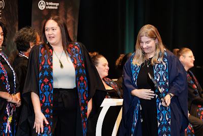 Photo from the TWoA Tāmaki Makaurau 2023 Graduations (Ceremony 5 @ 3pm), held at the Due Drop Events Centre, Manukau, Auckland, New Zealand on Thursday, 8 June, 2023. Photo: Mike Walen / KeyImagery Photography. Copyright: © Te Wānanga o Aotearoa.