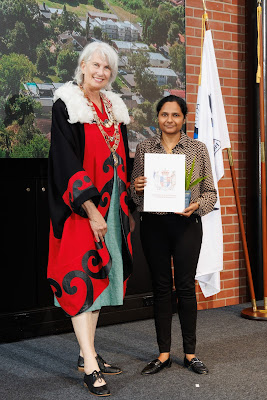 Photo from the HCC NZ Citizenship Ceremony 2 (Afternoon) held at The Atrium, Wintec/Te Pukenga, Hamilton, Waikato, New Zealand at 3:30pm on Monday, 11 March, 2024. Photo: Mike Walen / KeyImagery Photography. Copyright: © Hamilton City Council.