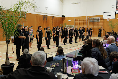 Photo from the Waikato Diocesan Whānau Dinner 2022 held in the school gym at Waikato Diocesan, Hamilton, New Zealand. Taken: Friday, 9 September 2022. Photography: Mike Walen / KeyImagery Photography. Copyright: © Waikato Diocesan School for Girls.