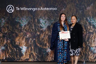 Photo from the TWoA Tāmaki Makaurau 2023 Graduations (Ceremony 6 @ 8pm), held at the Due Drop Events Centre, Manukau, Auckland, New Zealand on Thursday, 8 June, 2023. Photo: Mike Walen / KeyImagery Photography. Copyright: © Te Wānanga o Aotearoa.