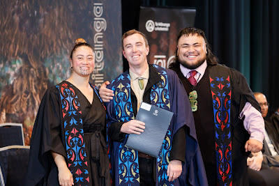 Photo from the TWoA Tāmaki Makaurau 2023 Graduations (Ceremony 6 @ 8pm), held at the Due Drop Events Centre, Manukau, Auckland, New Zealand on Thursday, 8 June, 2023. Photo: Mike Walen / KeyImagery Photography. Copyright: © Te Wānanga o Aotearoa.