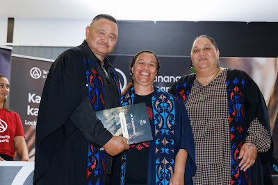Photo from the TWoA Te Tai Tokerau (Kaitaia) 2025 Graduation held at Te Kura Kaupapa Maori o Pukemiro in Kaitaia, Northland, New Zealand on Monday, 14 April, 2025. Photo by Mike Walen / KeyImagery Photography. Copyright: © 2025 Te Wānanga o Aotearoa.