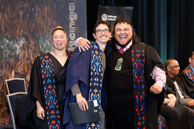 Photo from the TWoA Tāmaki Makaurau 2023 Graduations (Ceremony 6 @ 8pm), held at the Due Drop Events Centre, Manukau, Auckland, New Zealand on Thursday, 8 June, 2023. Photo: Mike Walen / KeyImagery Photography. Copyright: © Te Wānanga o Aotearoa.