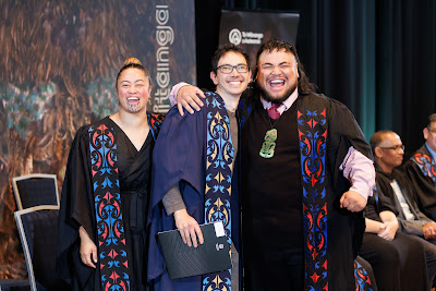 Photo from the TWoA Tāmaki Makaurau 2023 Graduations (Ceremony 6 @ 8pm), held at the Due Drop Events Centre, Manukau, Auckland, New Zealand on Thursday, 8 June, 2023. Photo: Mike Walen / KeyImagery Photography. Copyright: © Te Wānanga o Aotearoa.
