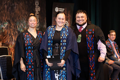 Photo from the TWoA Tāmaki Makaurau 2023 Graduations (Ceremony 6 @ 8pm), held at the Due Drop Events Centre, Manukau, Auckland, New Zealand on Thursday, 8 June, 2023. Photo: Mike Walen / KeyImagery Photography. Copyright: © Te Wānanga o Aotearoa.