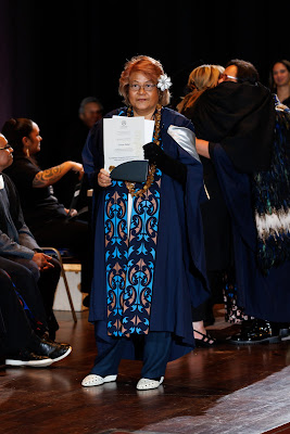 Photo from the TWoA Tāmaki Makaurau 2023 Graduations (Ceremony 1 @ 10am), held at the Due Drop Events Centre, Manukau, Auckland, New Zealand on Wednesday, 7 June, 2023. Photo: Mike Walen / KeyImagery Photography. Copyright: © Te Wānanga o Aotearoa.
