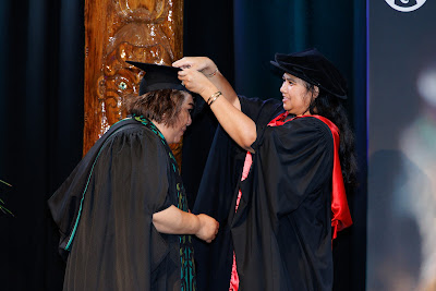 Photo from the TWoA Tainui 2025 Graduations (Ceremony 3 @ 10am) held at Claudelands Event Centre in Hamilton, Waikato, New Zealand on Wednesday, 30 April, 2025. Photography by Mike Walen / KeyImagery Photography. Copyright: © 2025 Te Wānanga o Aotearoa.