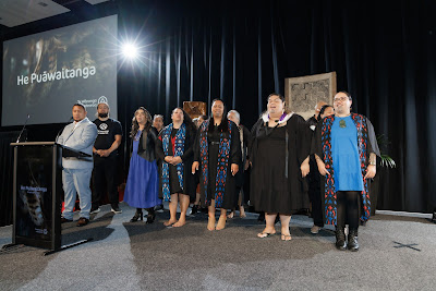 Photo from the TWoA Tainui 2024 Graduations (Ceremony 1 @ 10am), held at the Claudelands Event Centre in Hamilton, Waikato, New Zealand on Tuesday, 23 April, 2024. Photo: Mike Walen / KeyImagery Photography. Copyright: © Te Wānanga o Aotearoa.