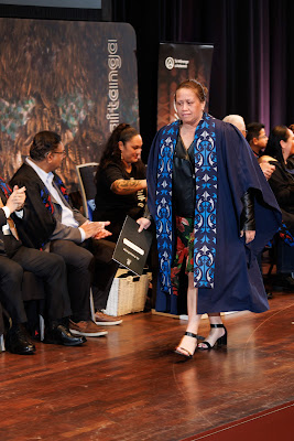 Photo from the TWoA Tāmaki Makaurau 2023 Graduations (Ceremony 3 @ 8pm), held at the Due Drop Events Centre, Manukau, Auckland, New Zealand on Wednesday, 7 June, 2023. Photo: Mike Walen / KeyImagery Photography. Copyright: © Te Wānanga o Aotearoa.