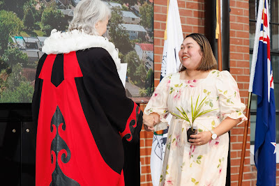 Photo from the HCC NZ Citizenship Ceremony 2 (Afternoon) held at The Atrium, Wintec/Te Pukenga, Hamilton, Waikato, New Zealand at 3:30pm on Monday, 11 March, 2024. Photo: Mike Walen / KeyImagery Photography. Copyright: © Hamilton City Council.