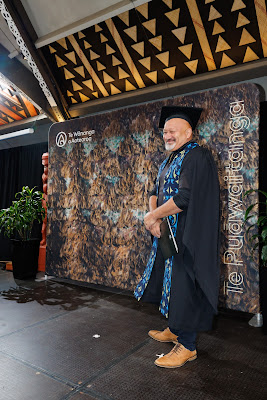 Photo from the TWoA Waiariki 2023 Graduations (Waiwhero), held at Te Puia, Rotorua, Bay of Plenty, New Zealand on Friday, 12 May, 2023. Photo: Mike Walen / KeyImagery Photography. Copyright: © Te Wānanga o Aotearoa.